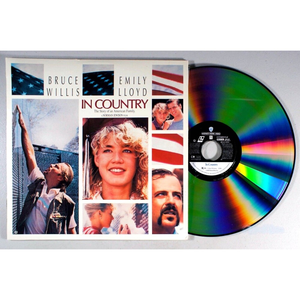 In Country (LaserDisc 1989) • Bruce Willis, Emily Lloyd, Video, Movie, Film